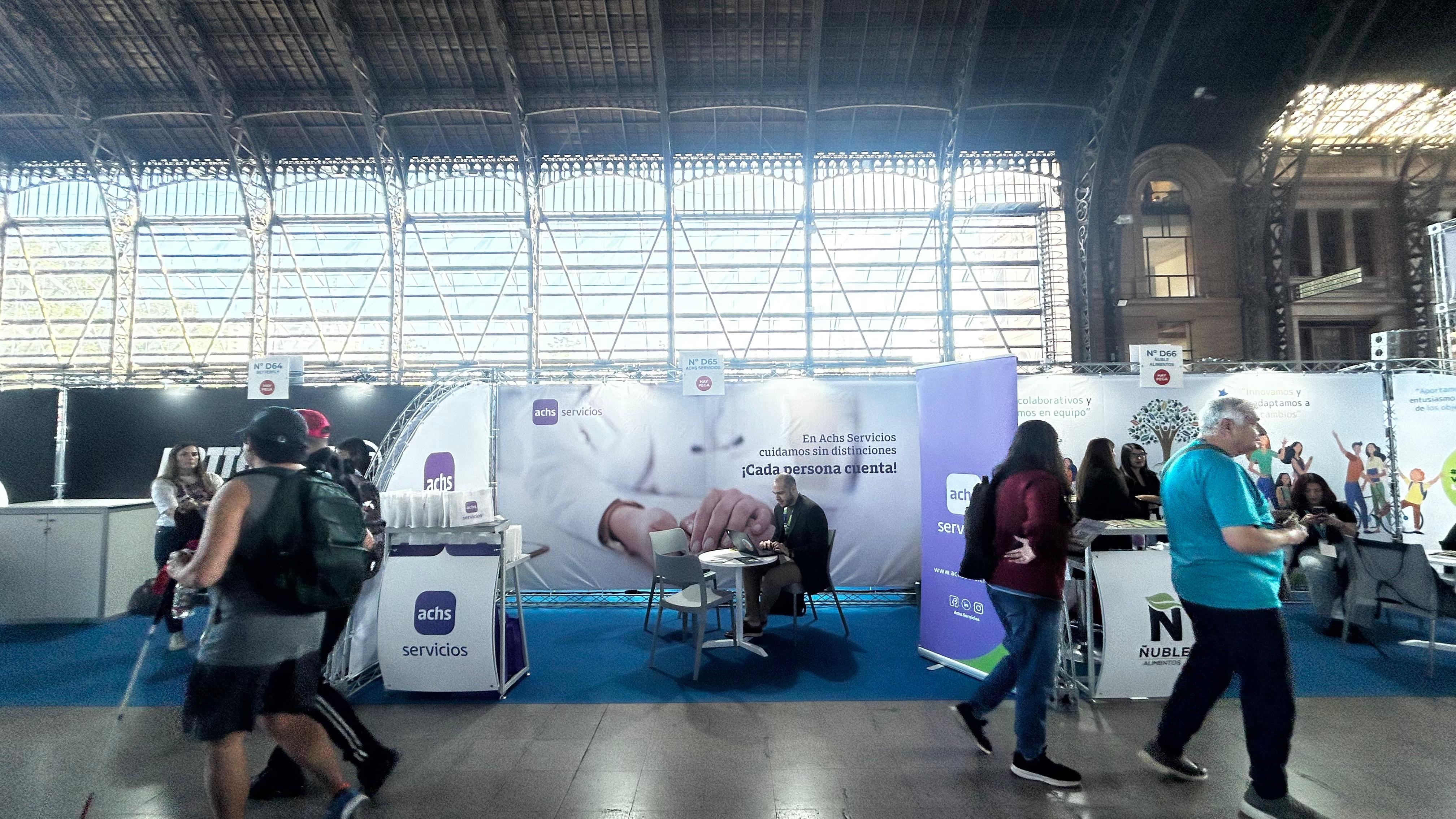 Expo Inclusión 2024: Achs Servicios fortaleció su marca en una de las ferias laborales más grande de Chile