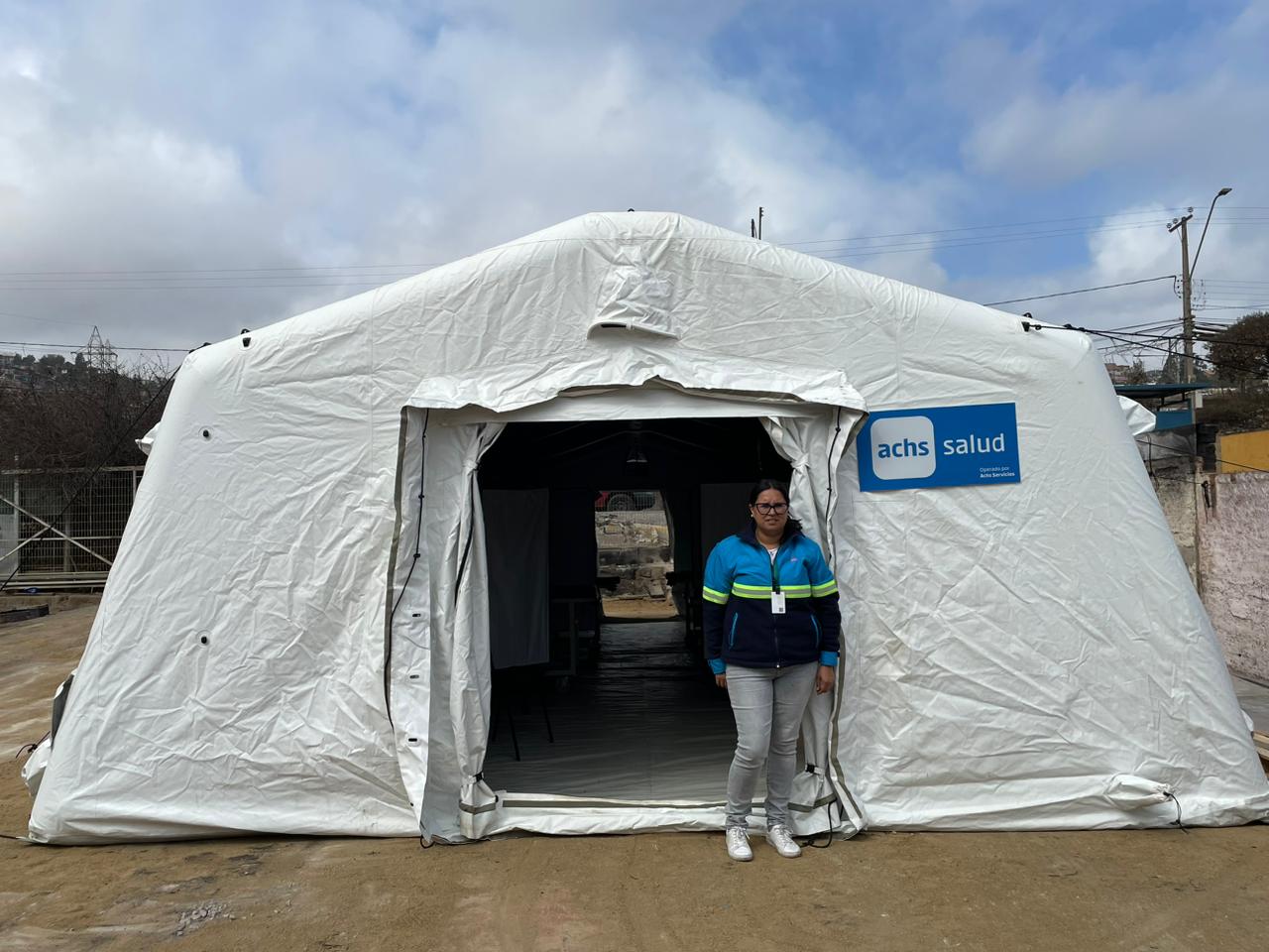 Achs Salud y Achs Servicios instalan hospital de campaña en apoyo a Viña del Mar